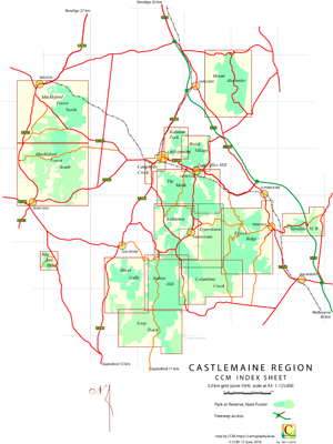 Castlemaine Region Index Sheet